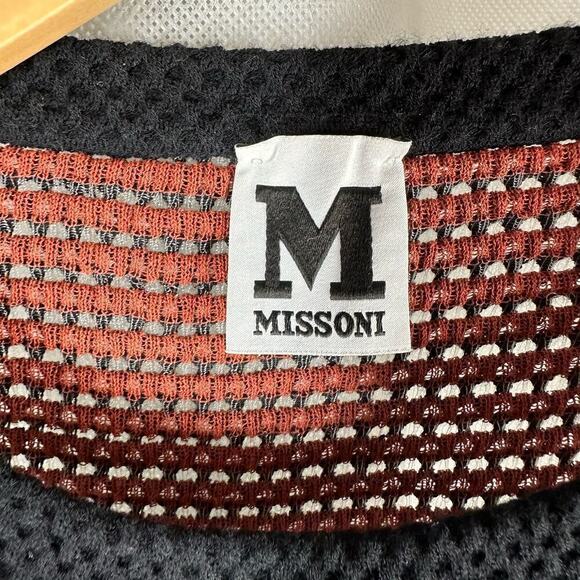 M Missoni Soft Knit Cap Sleeve Viscose Cotton Blend Top Size US 4  Stretch - Picture 3 of 9